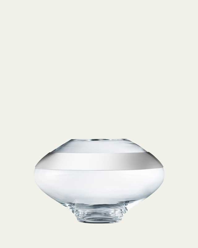 Duo Round Large Glass Vase